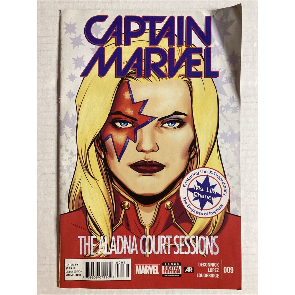 Captain Marvel No. 9 (2015) Marvel Comic Book • Aladna Court Sessions